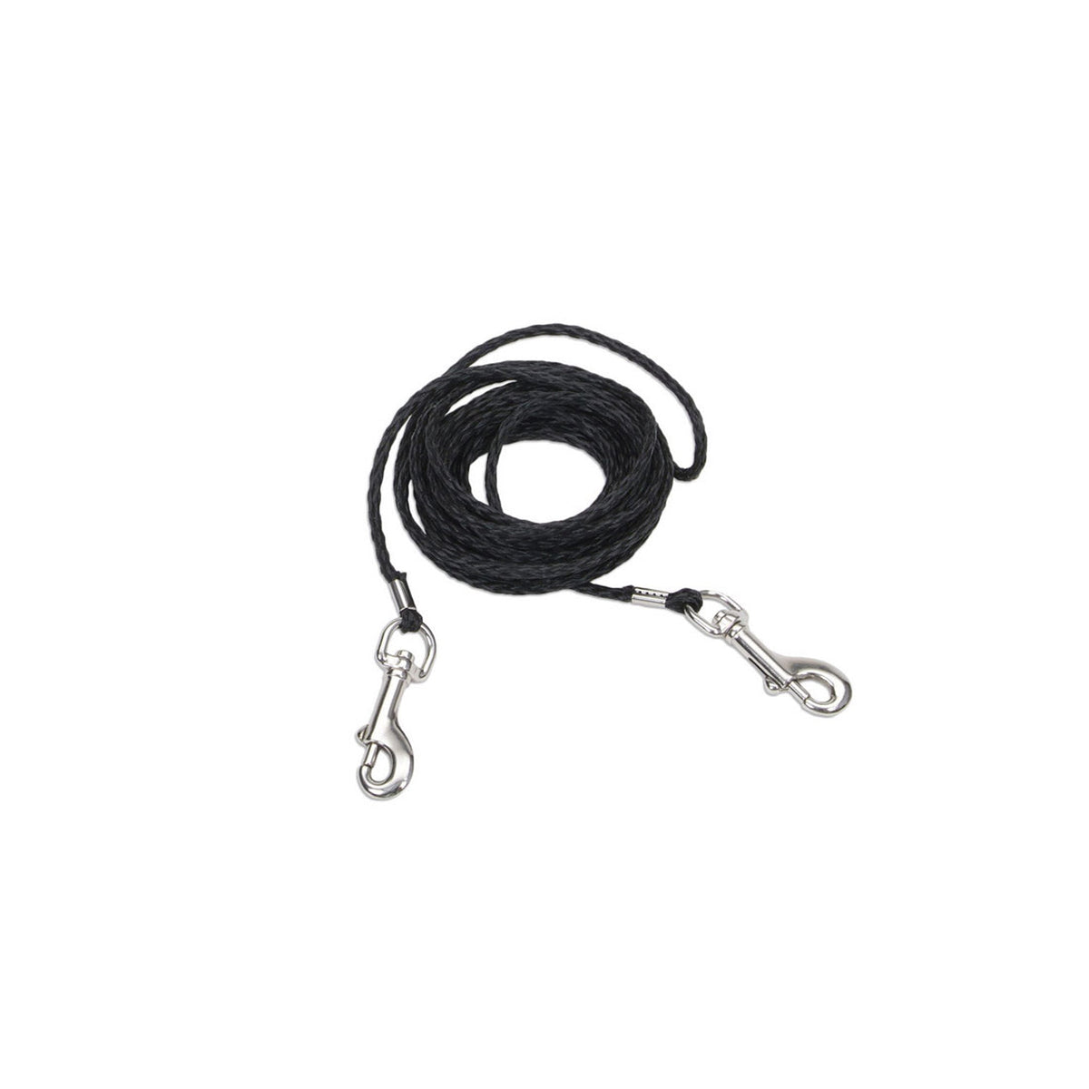 Coastal Poly Cat Tie Out Black 1/8X15ft