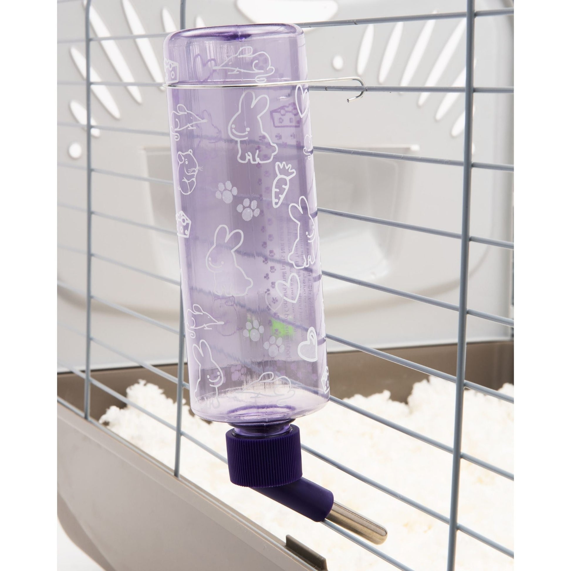 Lixit Clear Water Bottle for Small Animals Clear, Green 1ea/16oz.