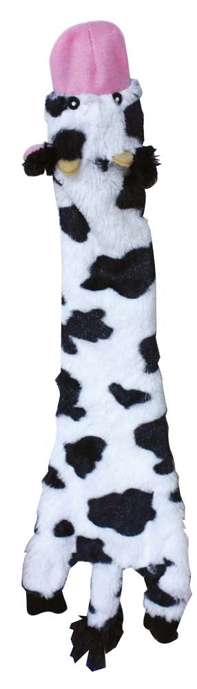Spot Skinneeez Crinkler Dog Toy Cow 14in