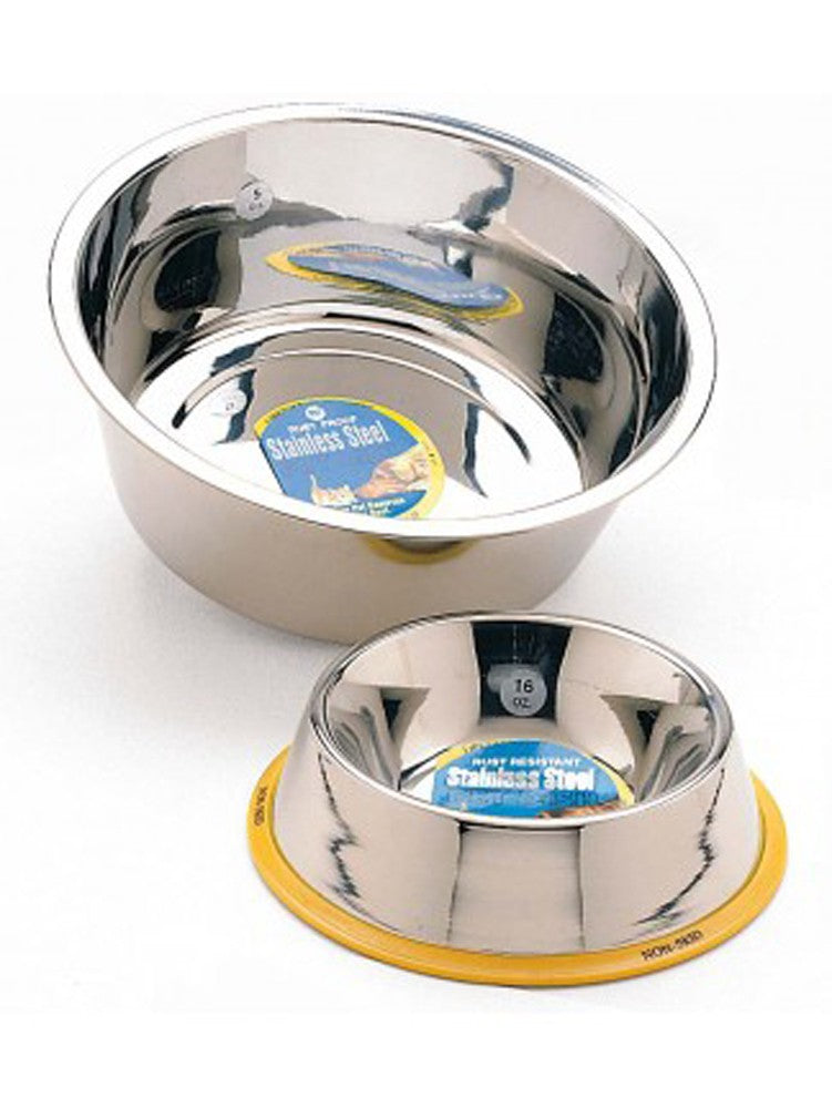 Spot Stainless Steel Mirror Finish Dog Bowl 1pt