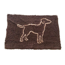 Spot 31” x 20” Brown Clean Paws Micro-fiber Mat