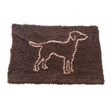 Spot 35” x 24” Brown Clean Paws Micro-fiber Mat