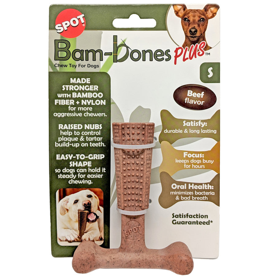 Spot Bambone Plus Dog Chew Beef 4in
