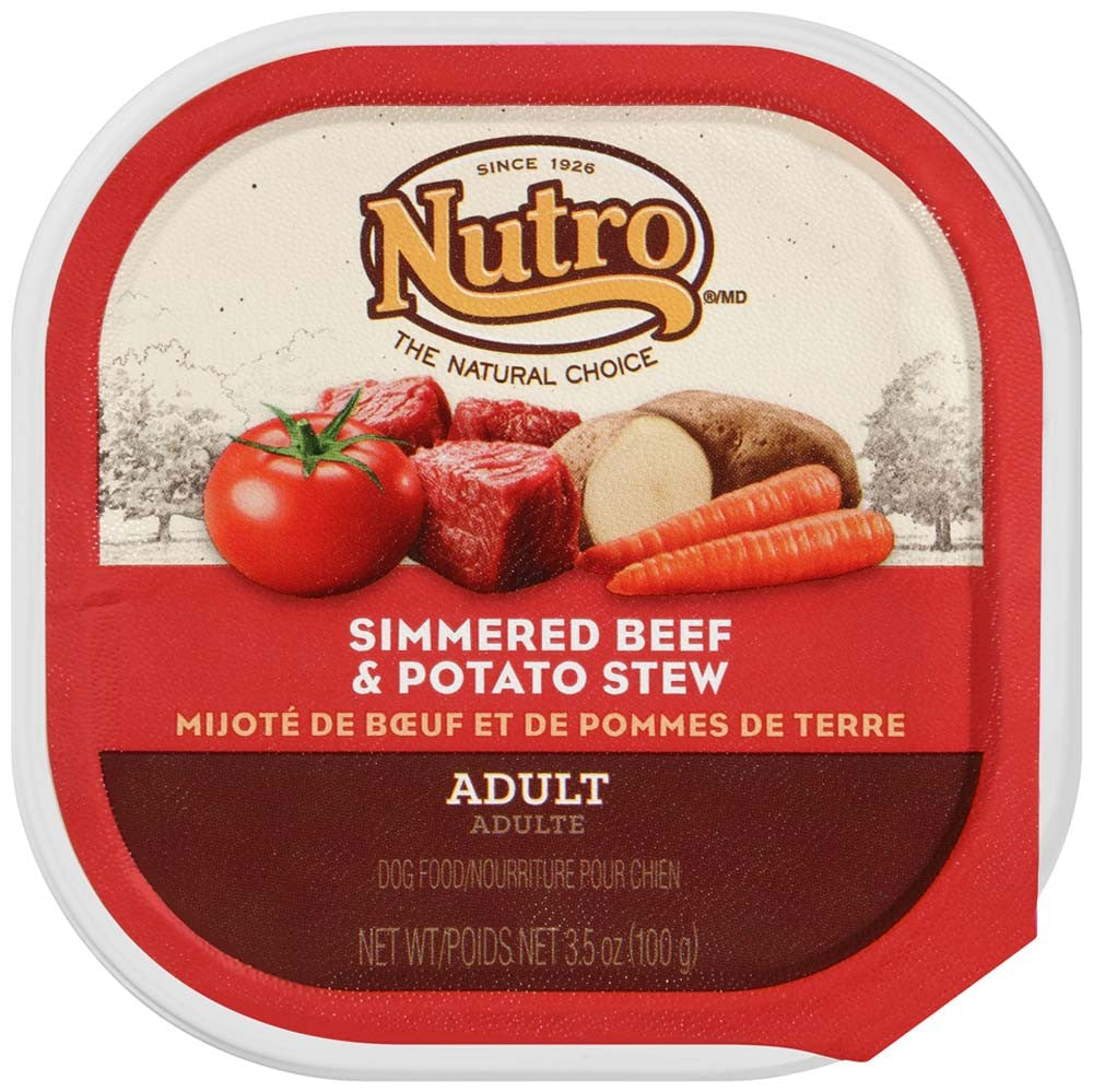 Nutro Simmered Beef & Potato Stew Caned Dog Food 24ea/3.5oz