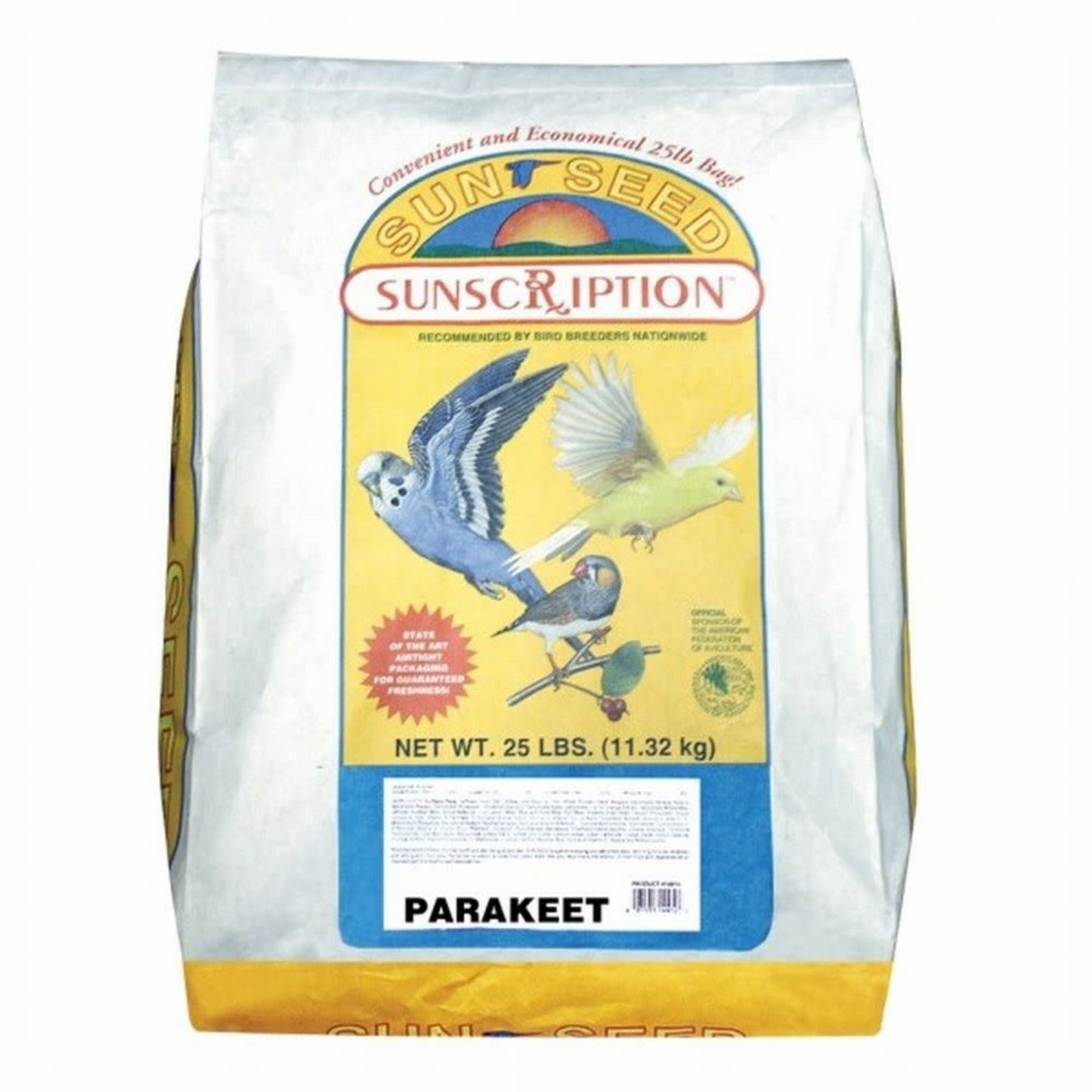 Sun Seed Economy Mix Parakeet Food 1ea/25 lb