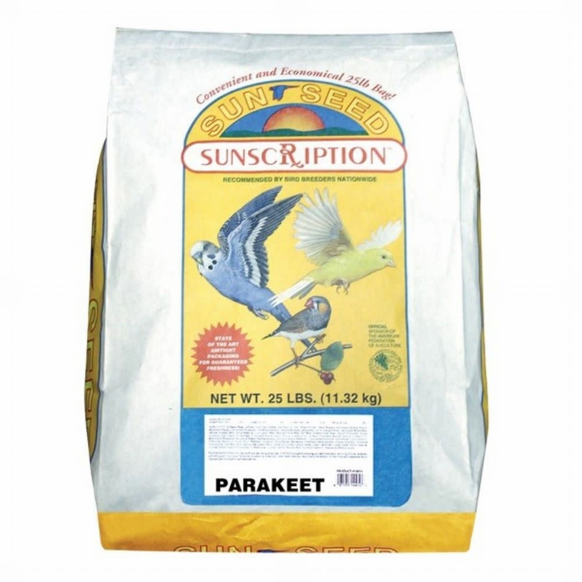 Sun Seed Economy Mix Parakeet Food 1ea/25 lb