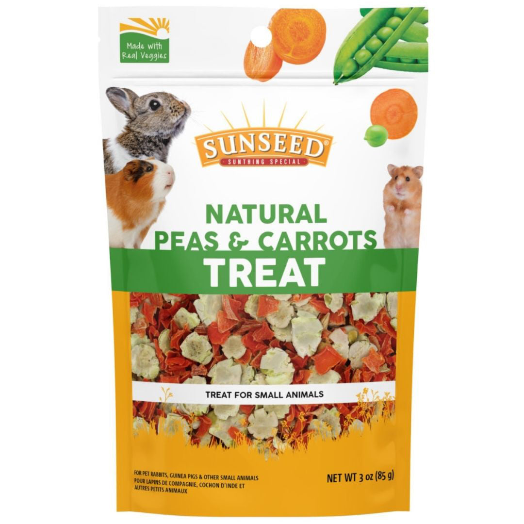 Sunseed Peas & Carrot Small Animal Treat 3.5oz