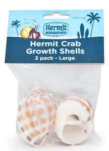 Flukers Hermit Crab Growth Shells Assorted 2 Pack Large