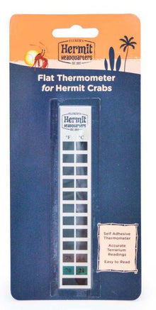 Flukers Hermit Crab Flat Thermometer White