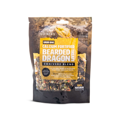 Fluker's Grub Bag Bearded Dragon Omnivore Blend Treats 1ea/4oz.