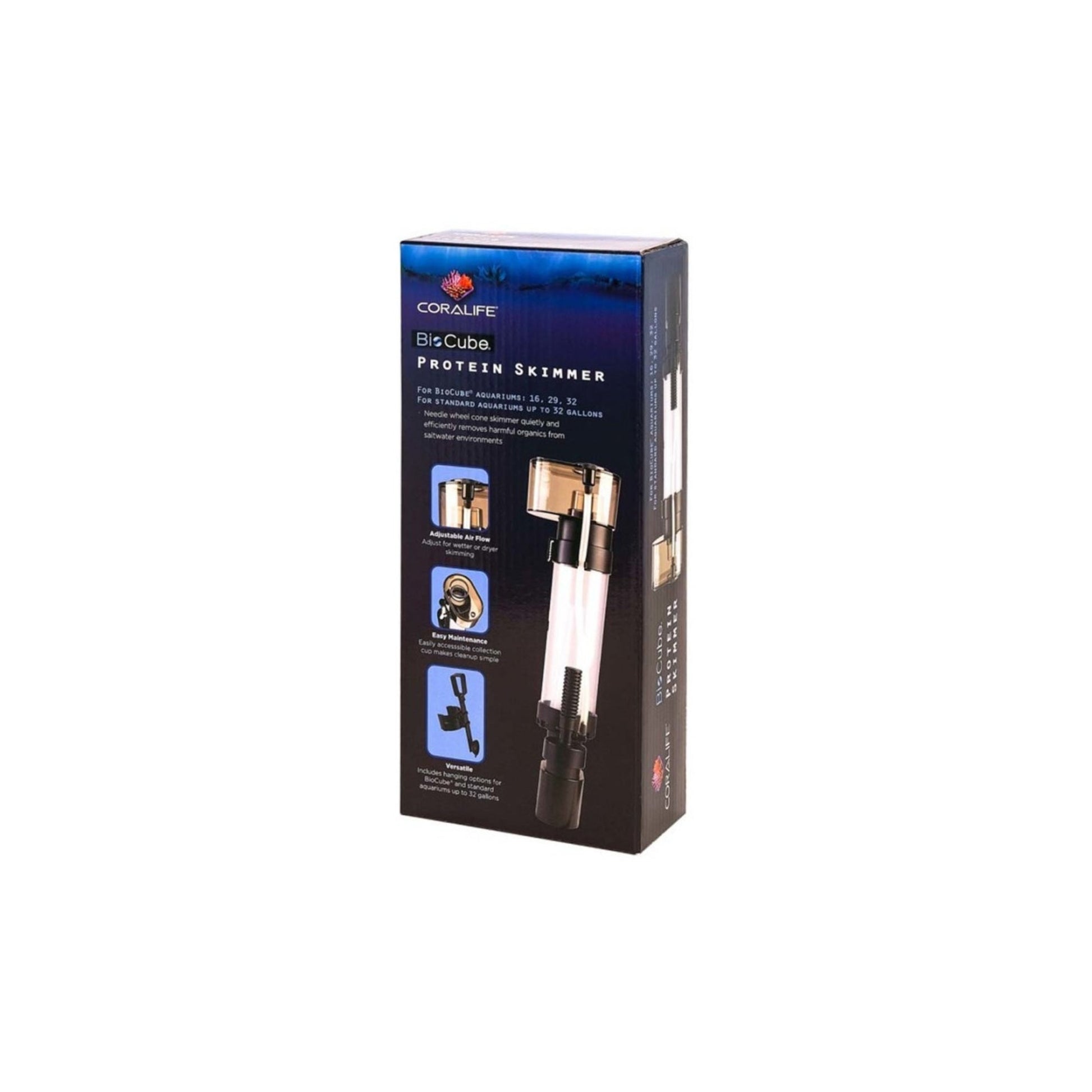 Coralife Biocube Protein Skimmer 1ea/Up To 32 gal