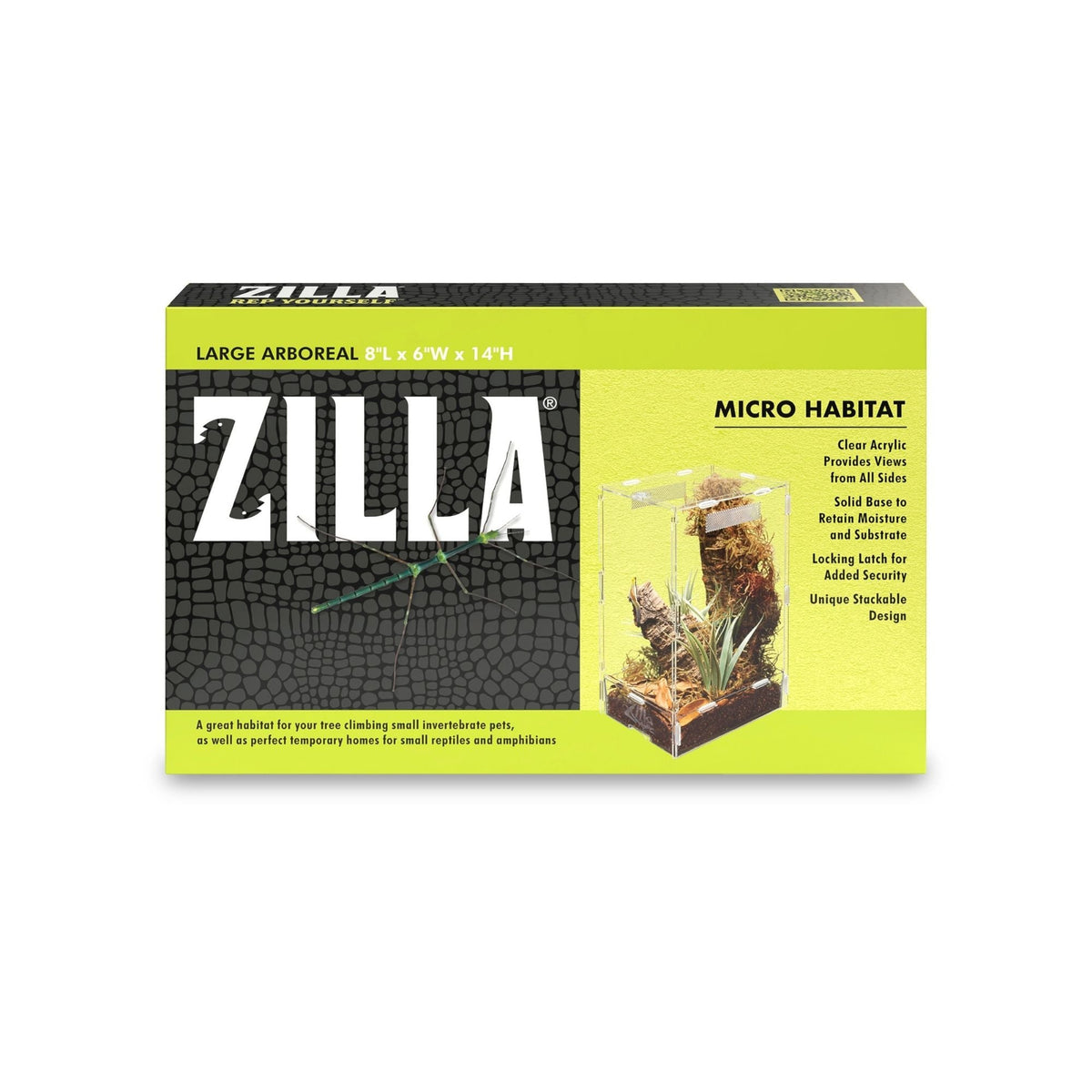 Zilla Micro Habitat, Aboreal Arboreal 1ea/Large