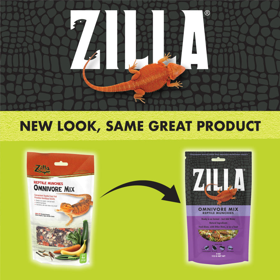 Zilla Reptile Munchies Omnivore Mix 4oz