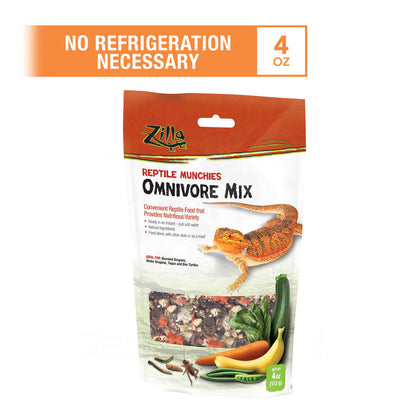 Zilla Reptile Munchies Omnivore Mix 4oz