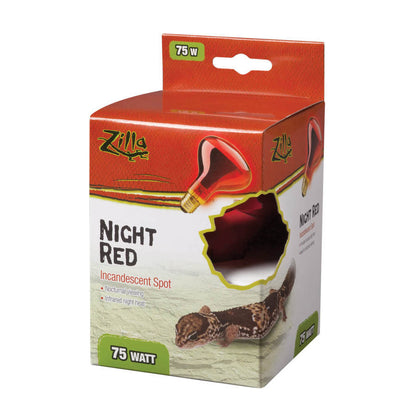Zilla Night Red Incandescent Spot Bulb 75W
