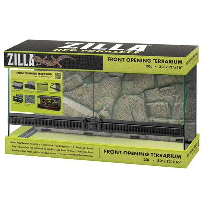 Zilla Front Opening Terrariums 1ea/30 X 12 X 16in.
