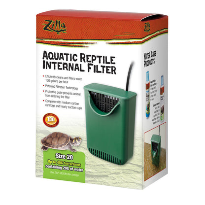 Zilla Aquatic Reptile Internal Filter Size 20