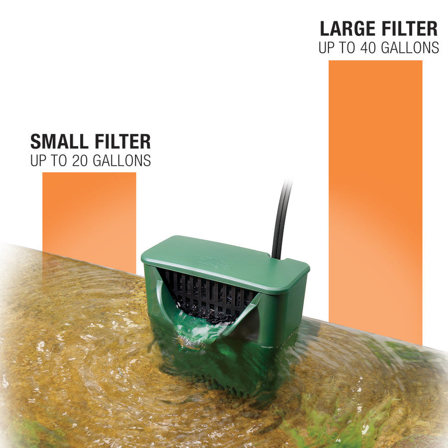 Zilla Aquatic Reptile Internal Filter Size 20