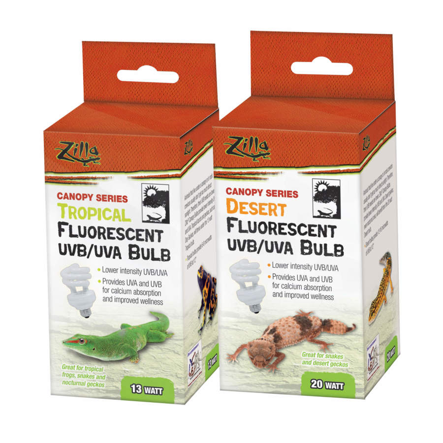 Zilla Canopy Series Desert Fluorescent UVB/UVA Bulb 20watt
