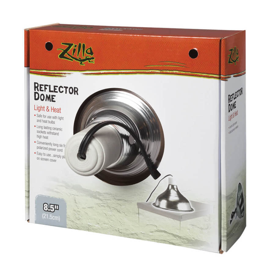 Zilla Reflector Dome Light & Heat 8.5in