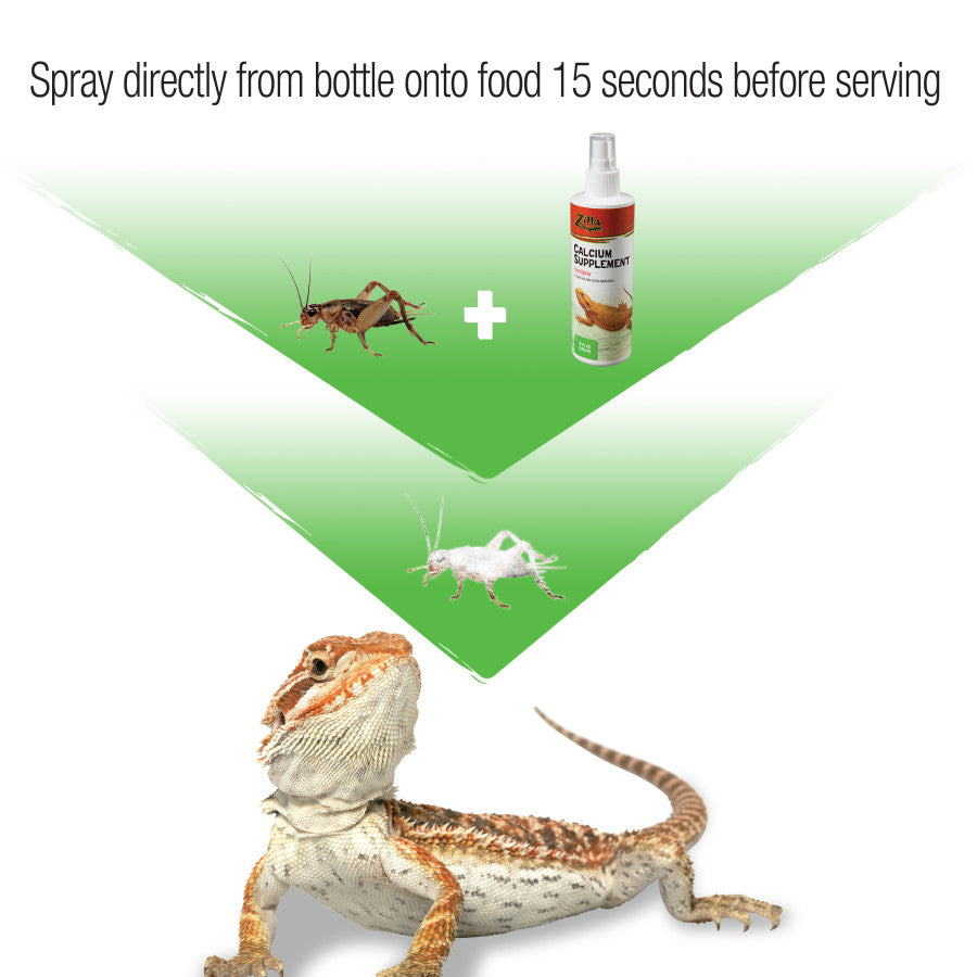 Zilla Food Spray Calcium Supplement 8oz