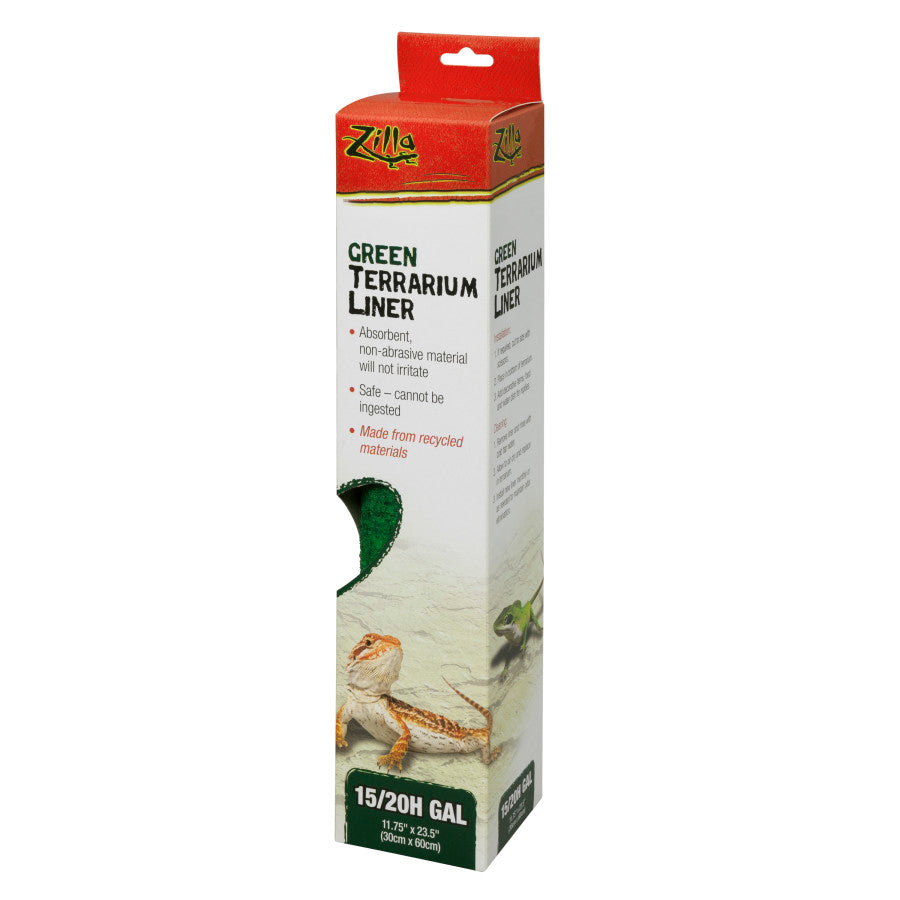 Zilla Green Terrarium Liner15/20H