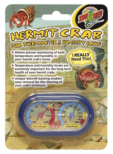 Zoo Med Hermit Crab Dual Thermometer & Humidity Gauge