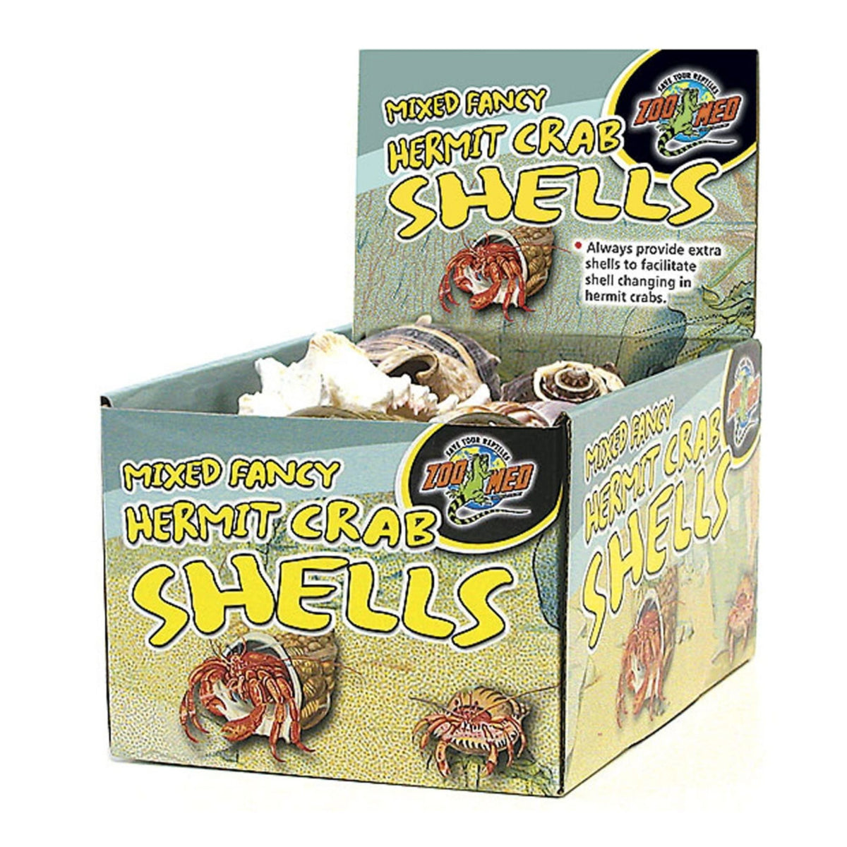 Zoo Med Hermit Crab Decorative Shell Fancy Shell Assorted 24ea/1 pk