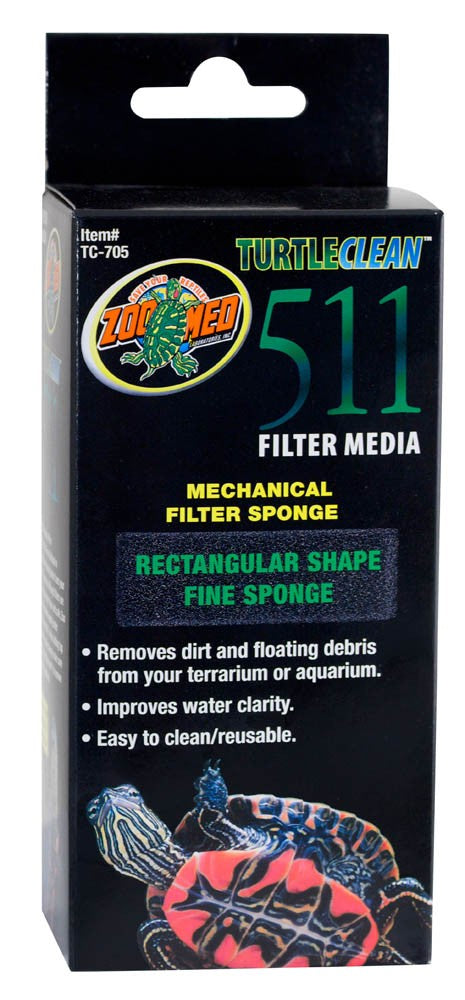 Zoo Med Rectangle Fine Sponge Replacement for 30 - 511 Turtle Filter