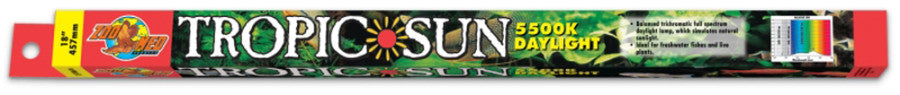 Zoo Med Tropic Sun 5500K Daylight T8 Lamp 18in
