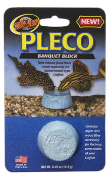 Zoo Med Pleco Banquet Food Block Regular
