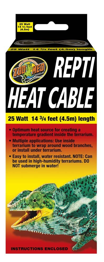 Zoo Med Repti Heat Cable 14.75ft 25W