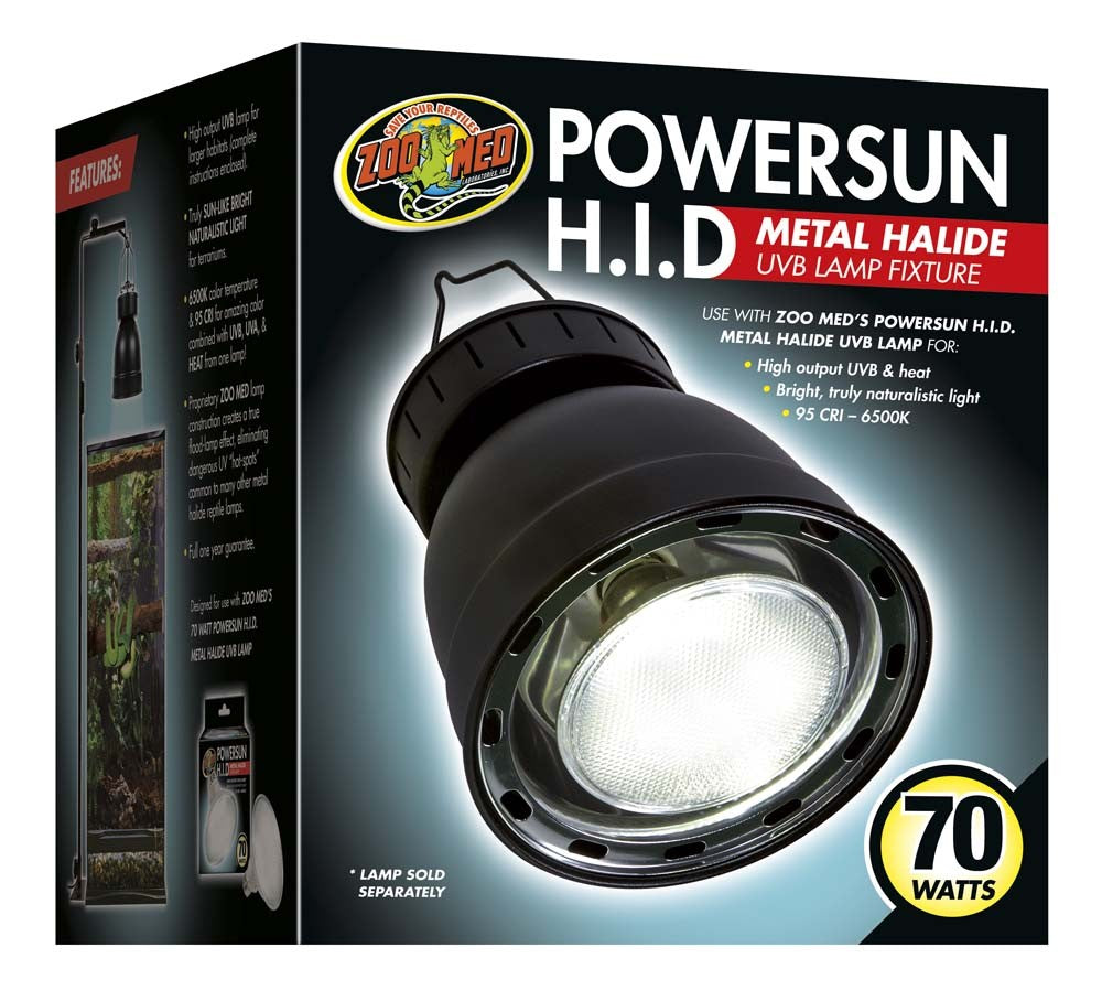 Zoo Med PowerSun Metal Halide H.I.D. Lamp Fixture