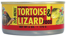 Zoo Med Tortoise and Omnivorous Lizard Food can wet 6oz