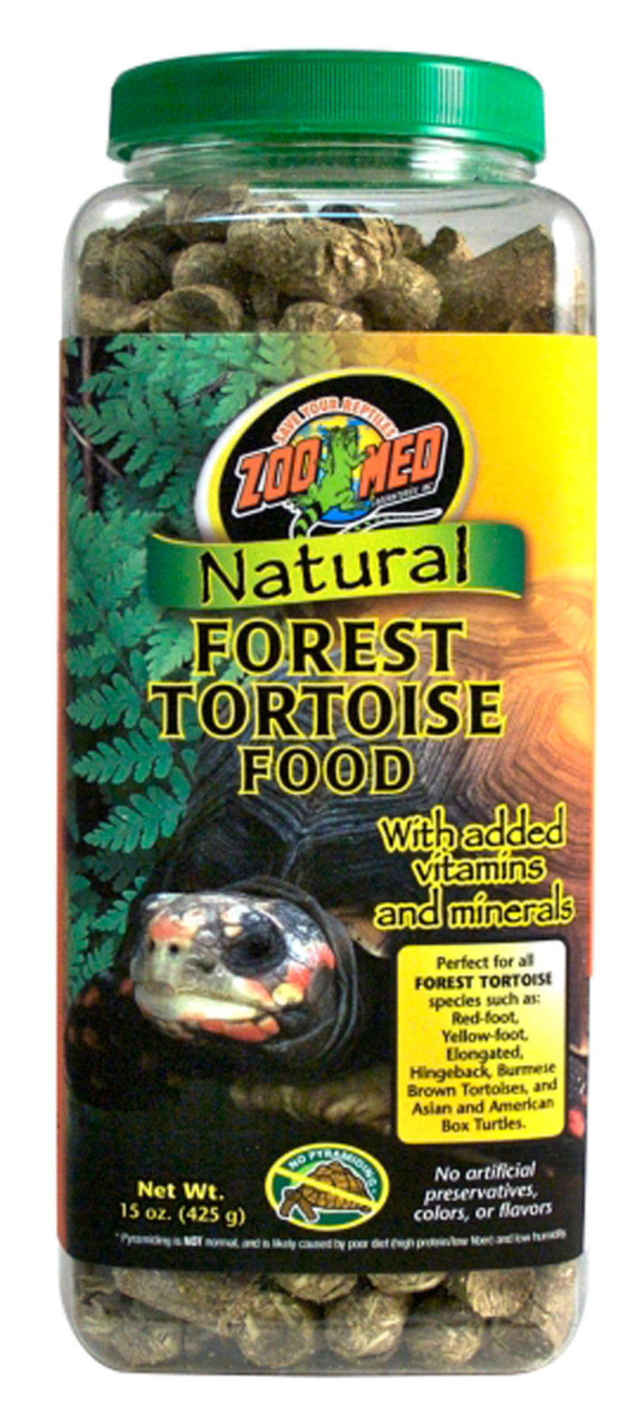 Zoo Med Natural Forest Tortoise Food 15oz