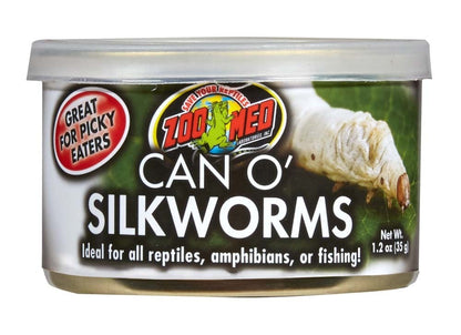 Zoo Med Can O' Silkworms 1.2oz