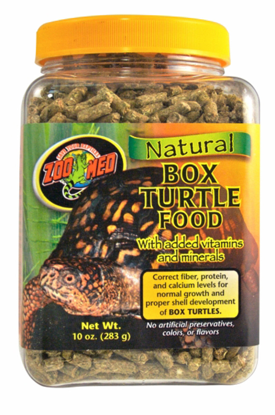 Zoo Med Natural Box Turtle Pellet Food 10oz