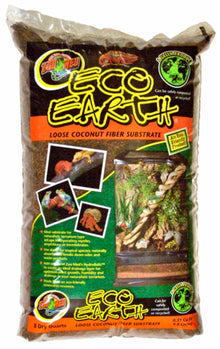 Zoo Med Eco Earth Loose Coconut Fiber Substrate 8qt