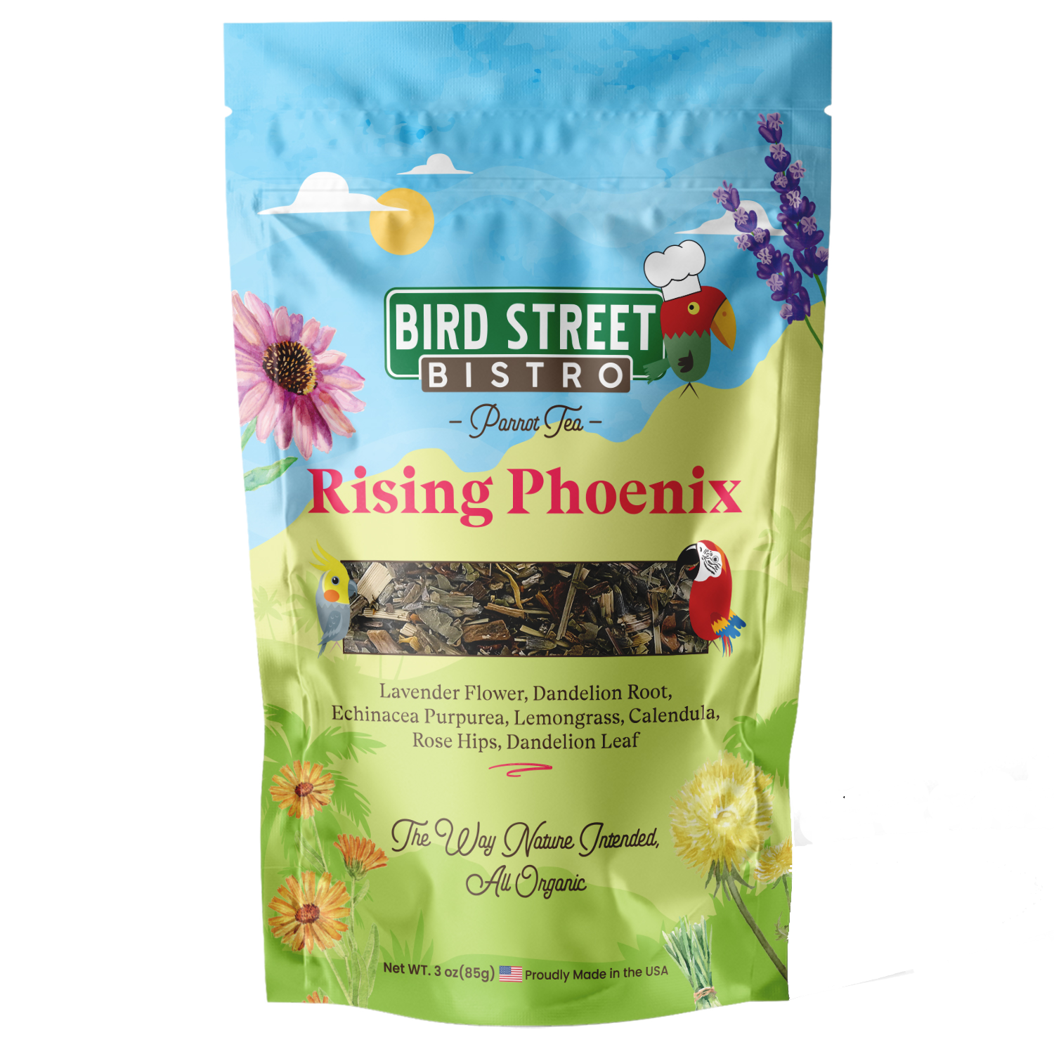 Rising Phoenix Parrot Tea