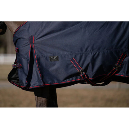 TuffRider 600 D Ripstop Standard Neck Light Weight Turnout Blanket with 100 GSM Fill