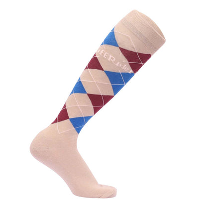 TuffRider Argyle Knee Hi Socks