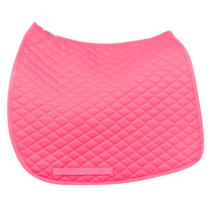 TuffRider Basic All Purpose Saddle Pad with diamond quilting and wither relief for horse riding training and competition