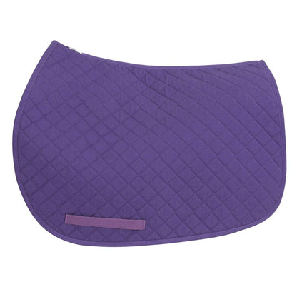 TuffRider Basic All Purpose Horse Riding Saddle Pad | Wither Relief Brushed Underside for Training and Competition