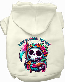Tropical Grim Reaper Pet Hoodie