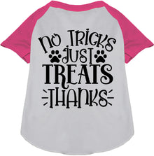 No Tricks, Just Treats Pet Raglan Shirt