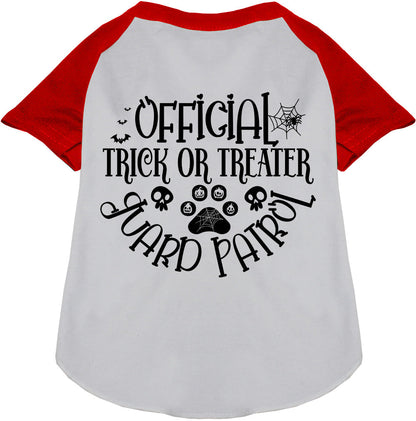 Trick or Treater Guard Patrol Pet Raglan Shirt