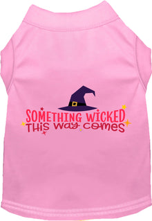 Something Wicked This Way Comes Pet Shirt