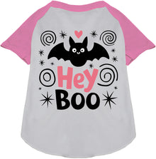 Hey Boo! Pet Raglan Shirt