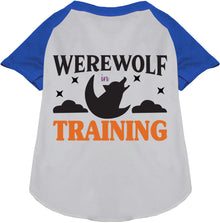 Werewolf in Training Pet Raglan Shirt
