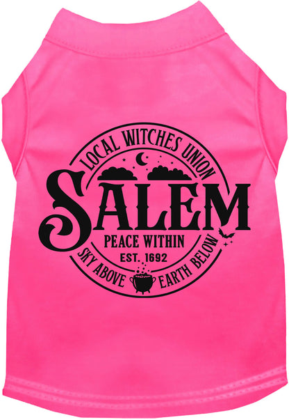 Salem Witches Union Pet Shirt